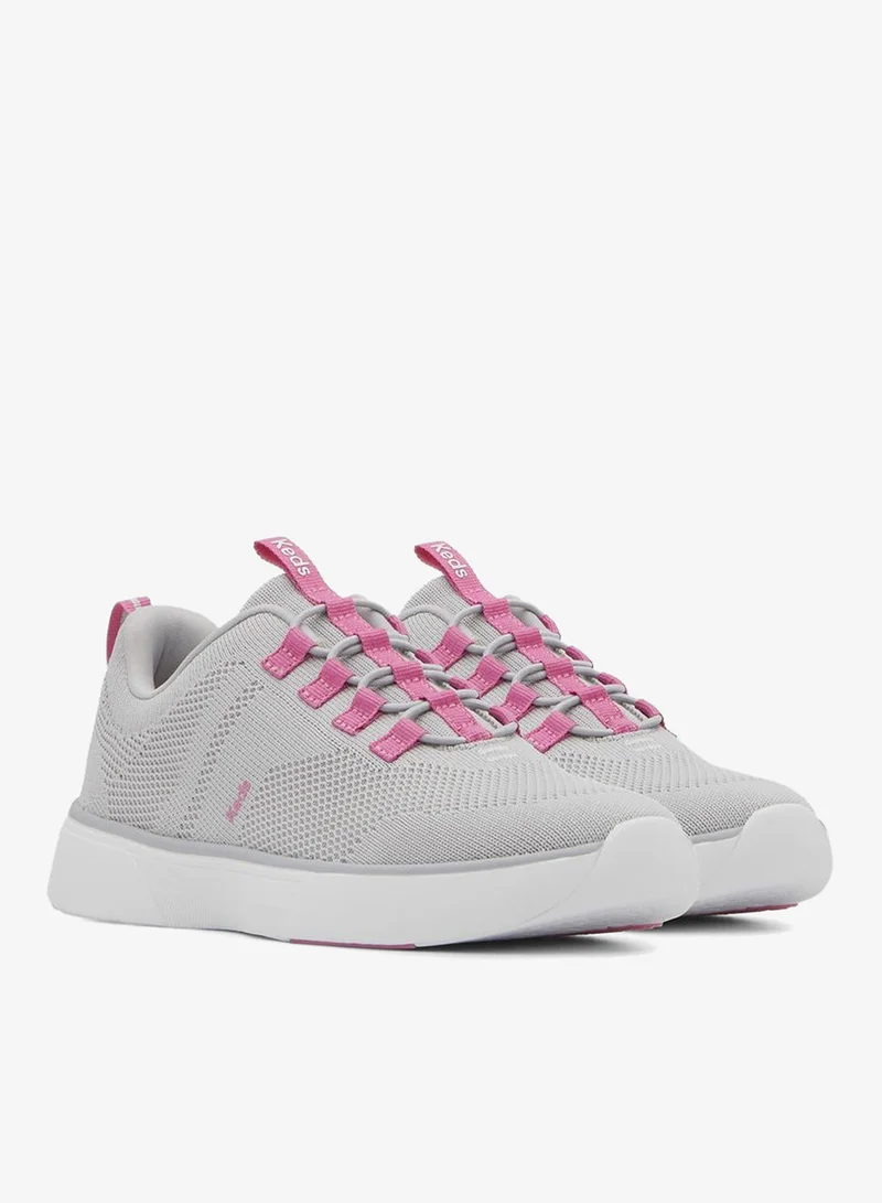 Keds Grey/Neon Pink Keds Women's BlissWalk Slip On Athletic Sneaker Multi for Women | Best Price UAE